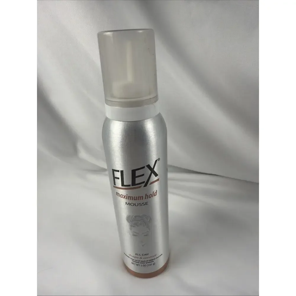 Flex Maximum Hold Mousse All Day Shape and Control 5 oz Lot of 2